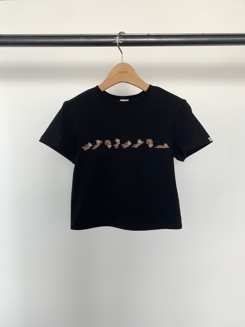 UNDERSON直郵韓國代購㊣女裝新品25春夏人氣推薦時尚休閑T恤UNDERSONT恤圖色2