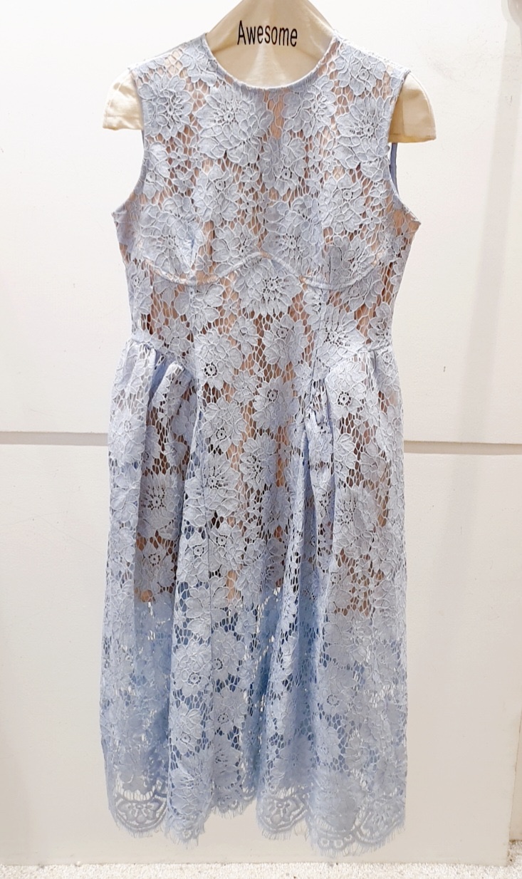 AWESOME-P韓國直郵㊣女裝新品推薦人氣休閑時尚連衣裙蕾絲AWESOME-P連衣裙圖色1