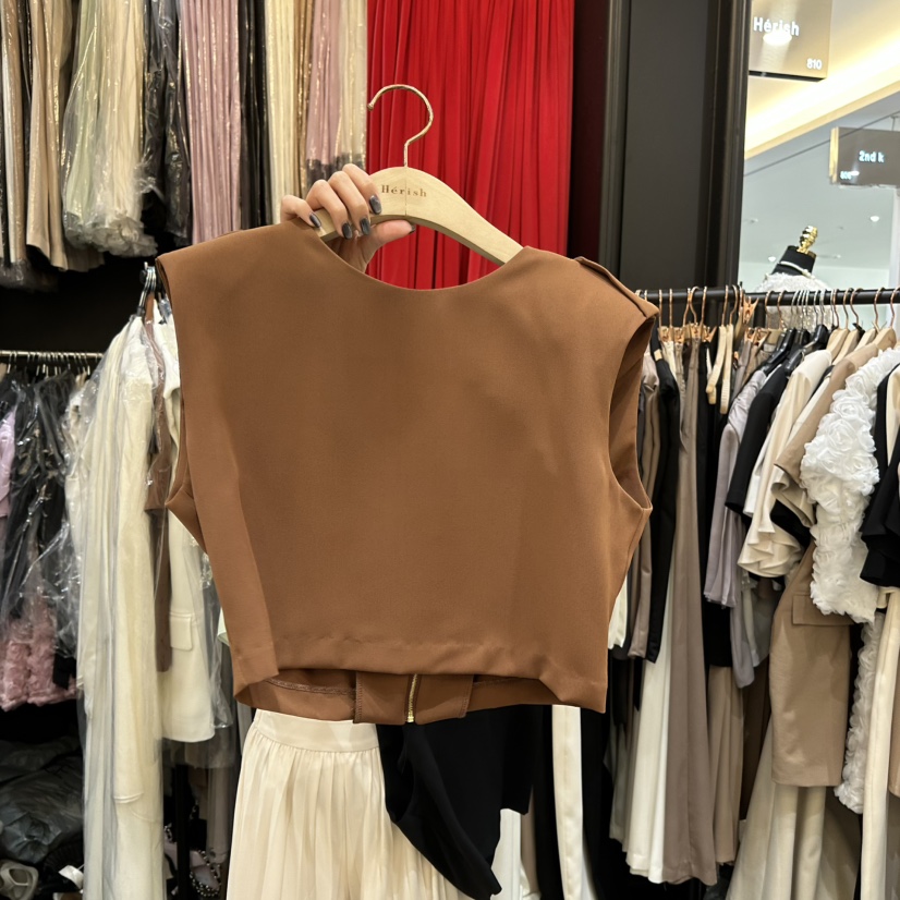 HERISH韓國直郵㊣女裝新品25春夏熱賣推薦休閑人氣吊帶背心Herish吊帶/背心圖色2