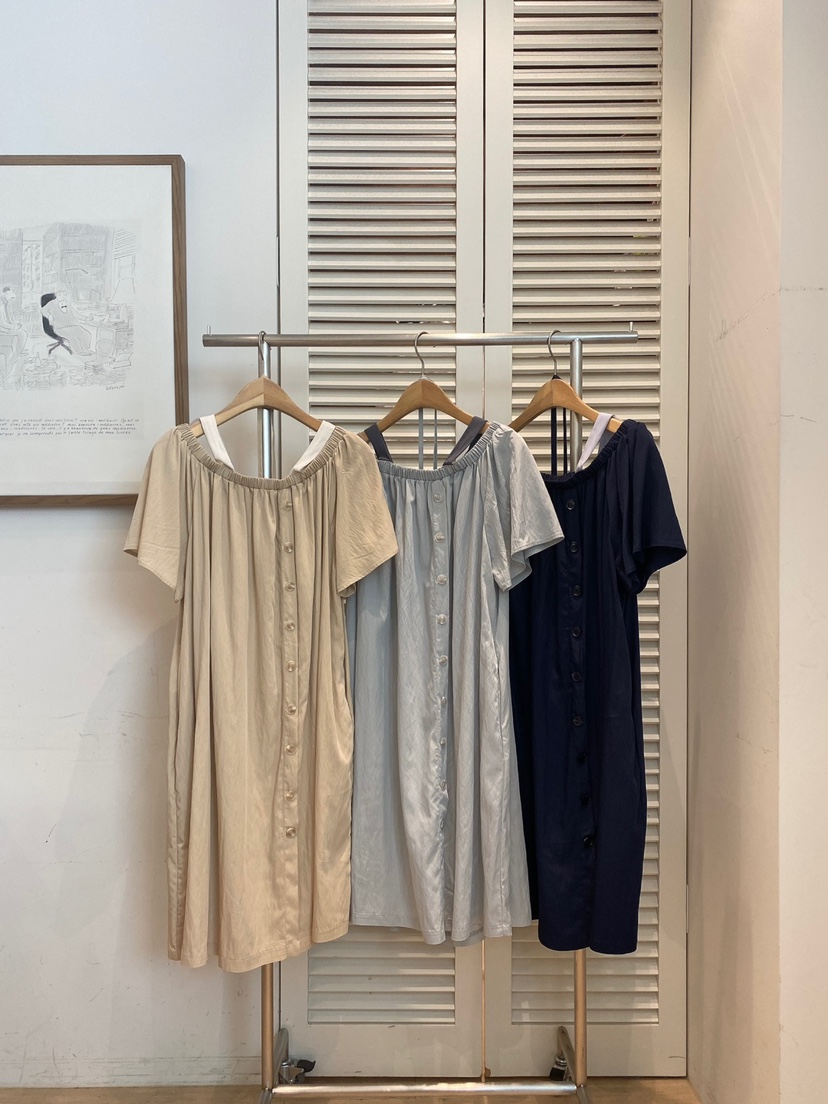 FAVE-L韓國直郵㊣東大門實拍女裝新品熱賣25春夏休閑連衣裙FAVE-L連衣裙