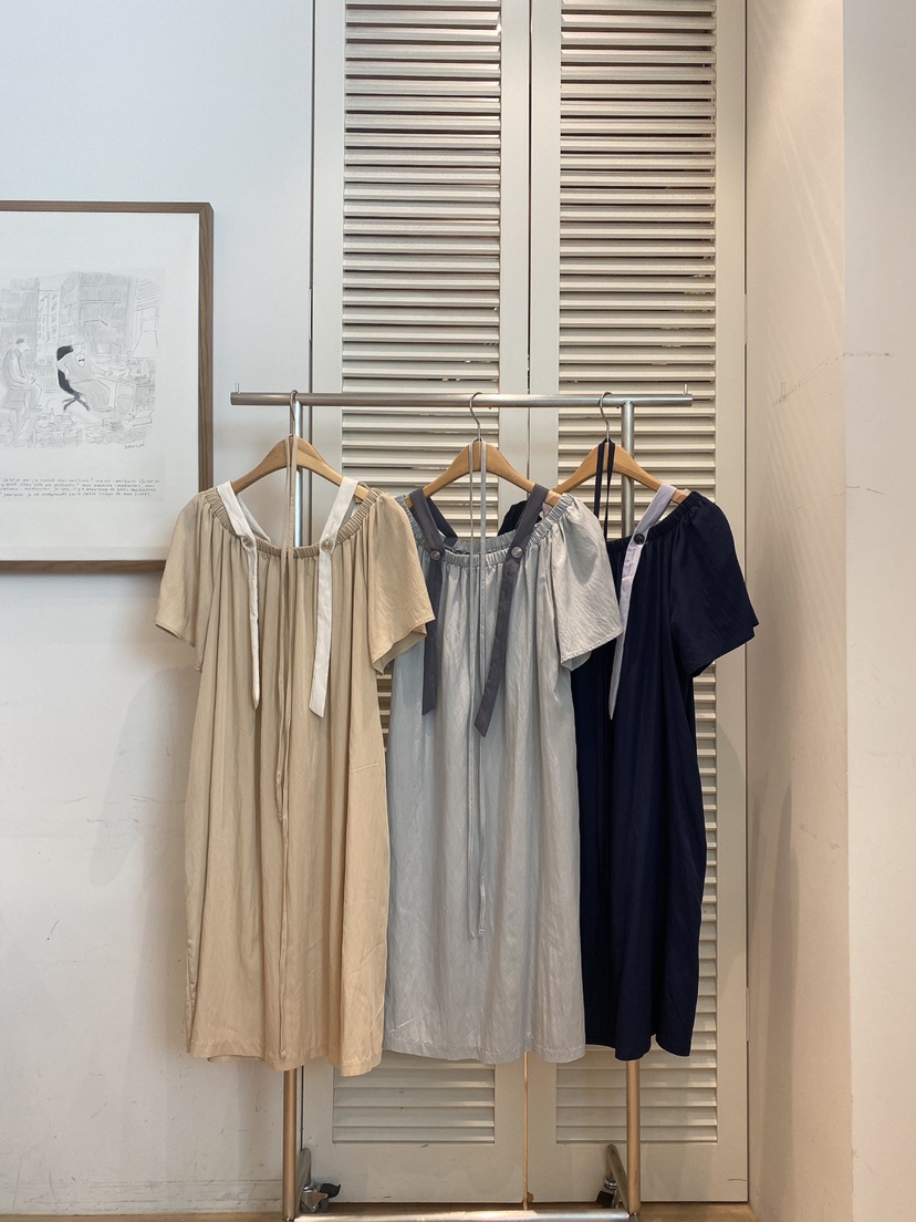 FAVE-L韓國直郵㊣東大門實拍女裝新品熱賣25春夏休閑連衣裙FAVE-L連衣裙