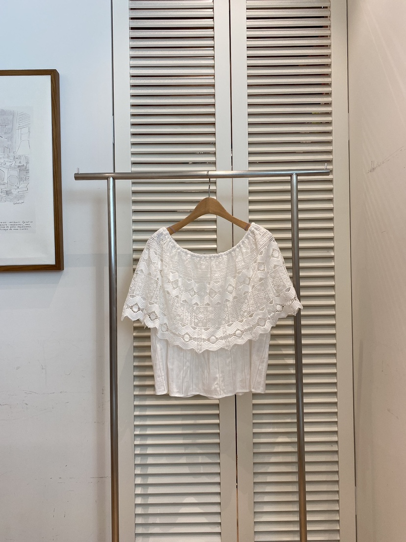 FAVE-L韓國直郵㊣女裝新品25春夏休閑熱賣人氣推薦襯衫蕾絲衫FAVE-L襯衫/蕾絲衫