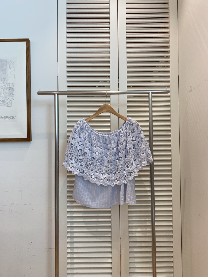 FAVE-L韓國直郵㊣女裝新品25春夏休閑熱賣人氣推薦襯衫蕾絲衫FAVE-L襯衫/蕾絲衫圖色3
