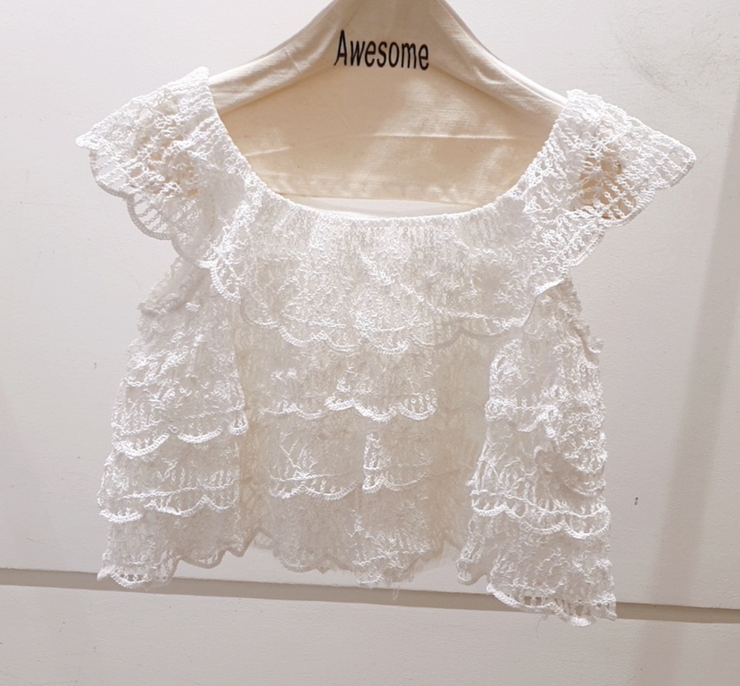 AWESOME-P韓國㊣直郵東大門代購女裝新品休閑人氣襯衫蕾絲衫AWESOME-P襯衫/蕾絲衫圖色1