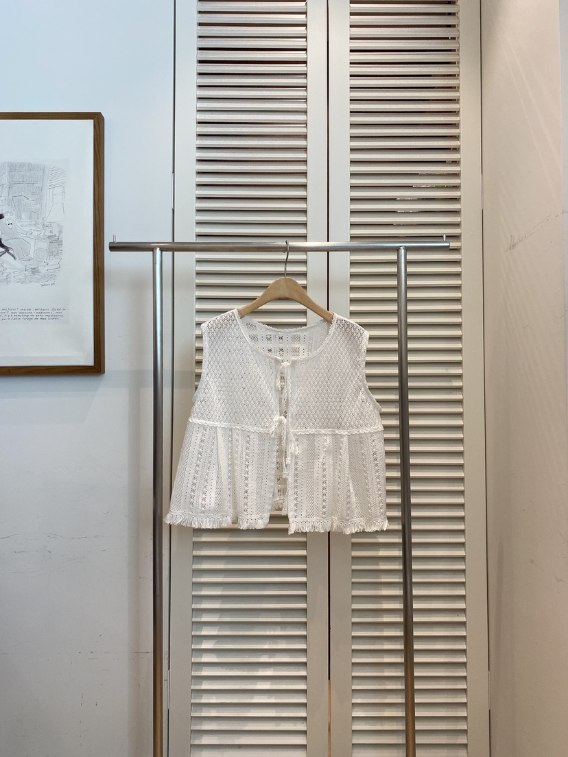 FAVE-L韓國㊣直郵東大門代購女裝新品25春夏熱賣人氣馬甲蕾絲FAVE-L馬甲圖色1