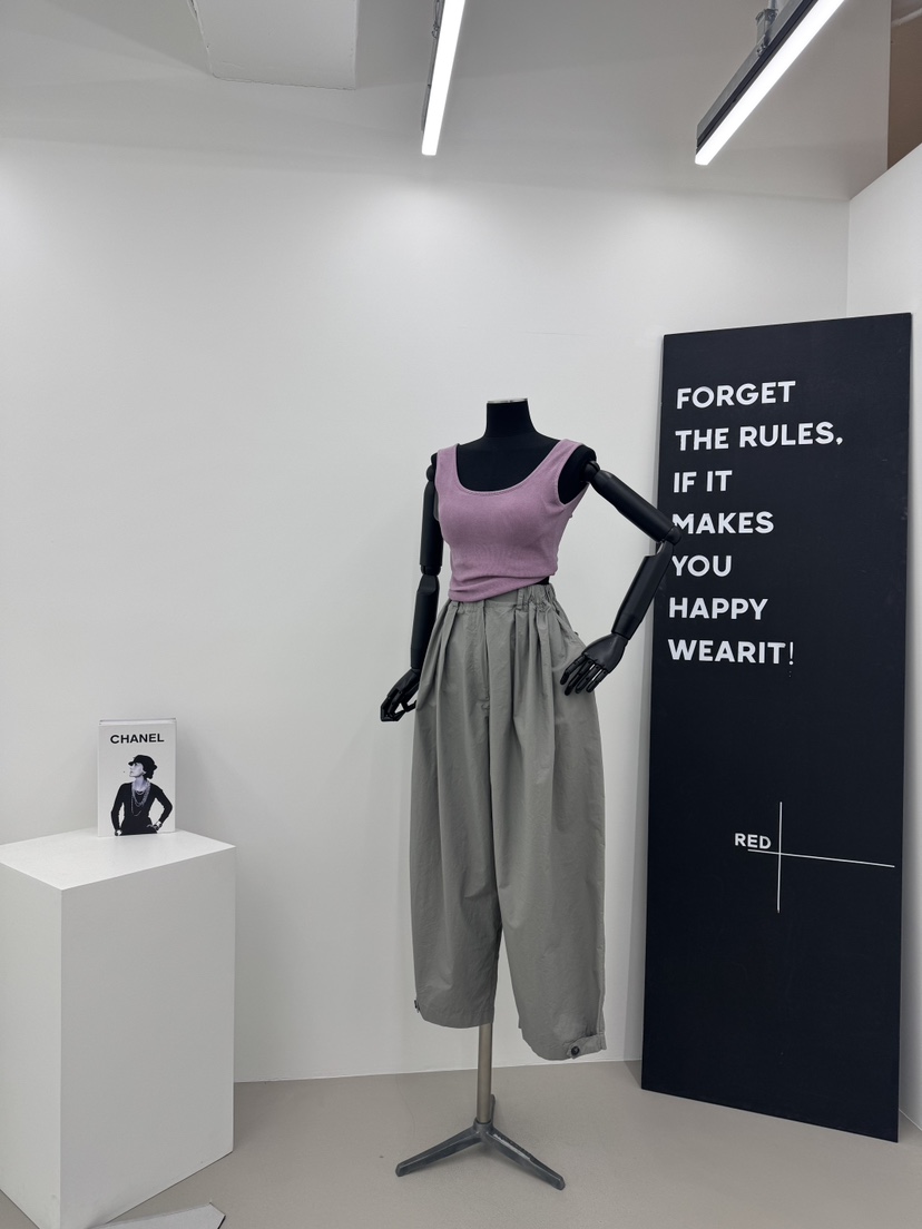 RED-A直郵韓國代購㊣女裝新品推薦休閑時尚人氣25春夏吊帶背心RED-A吊帶/背心