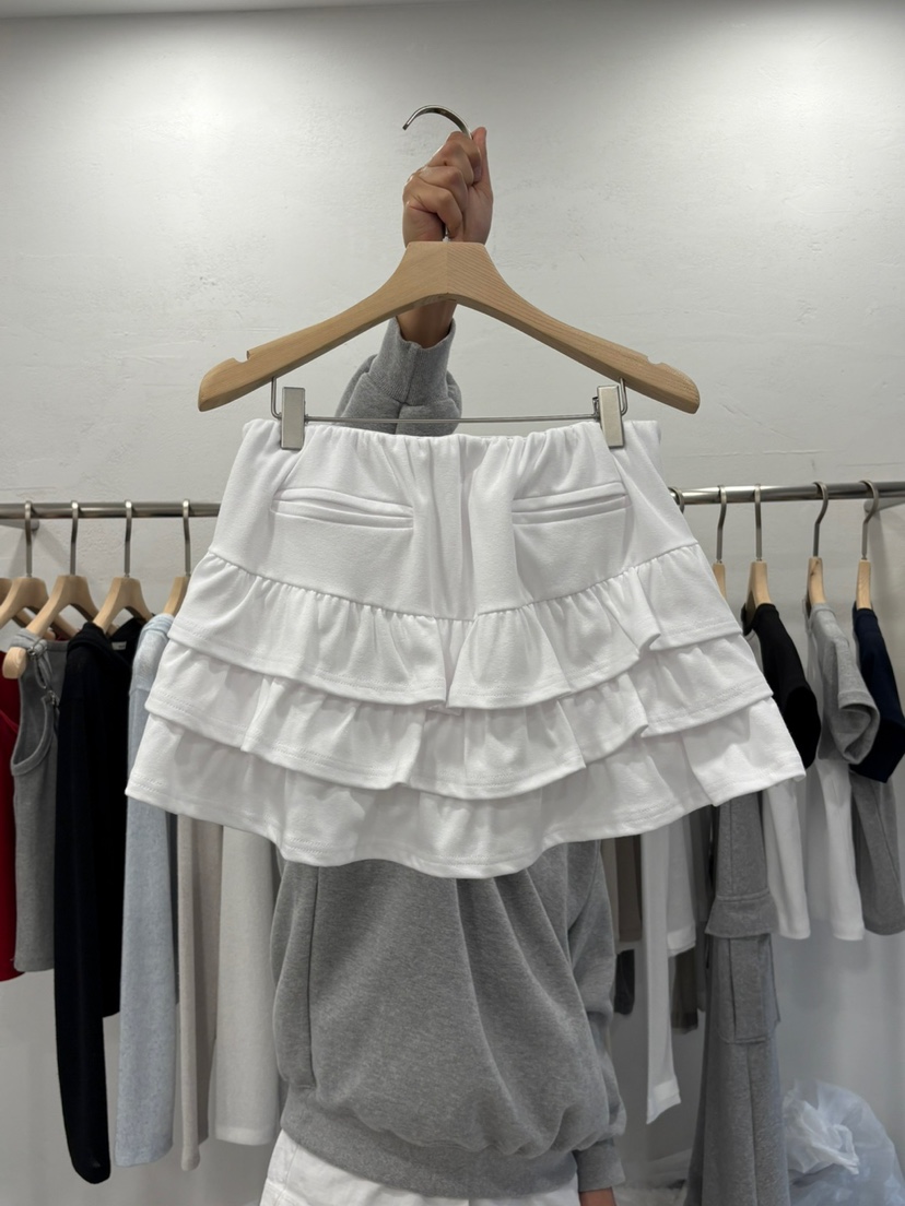 DELICATE韓國直郵㊣東大門實拍女裝新品熱賣時尚25春夏短裙DELICATE短裙