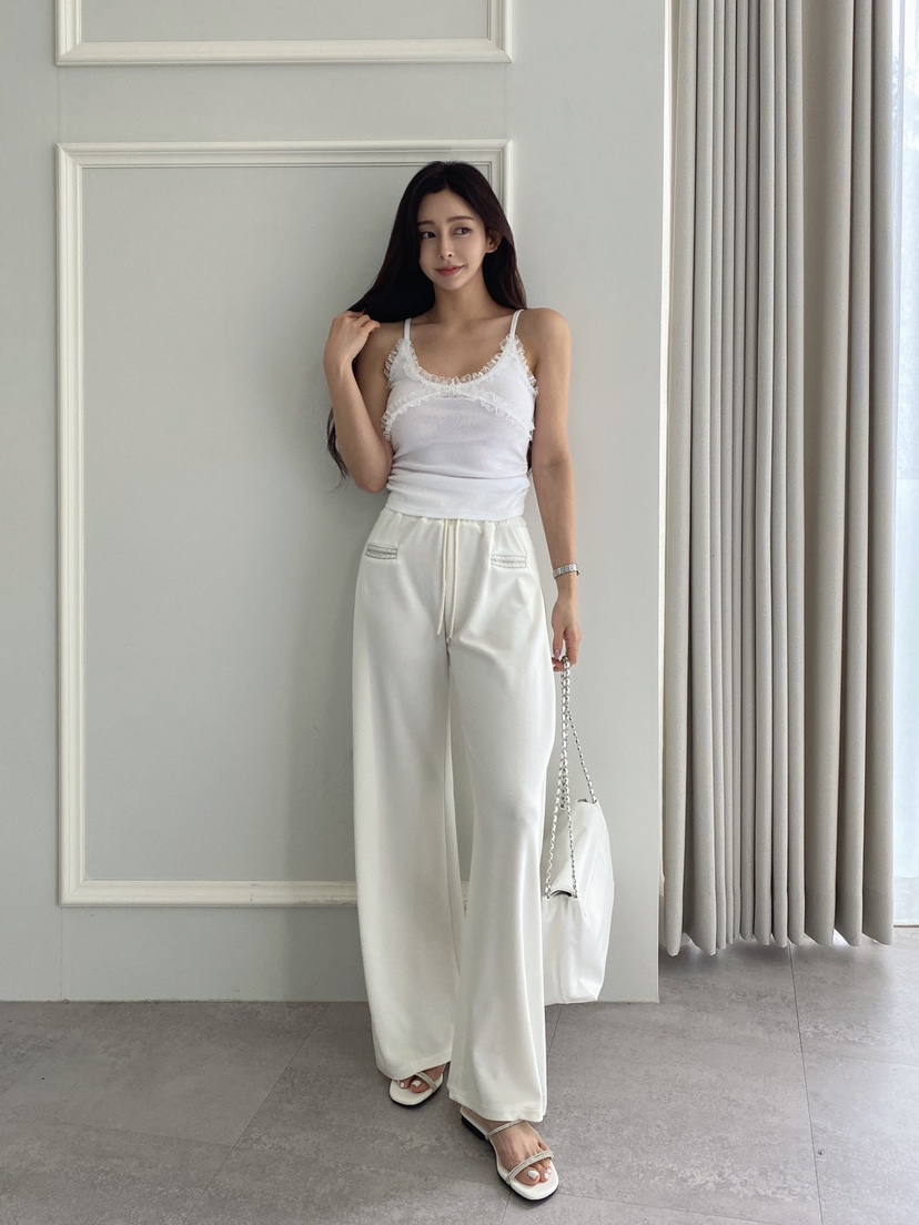 CLOTH韓國直郵㊣女裝新款推薦熱賣25春夏休閑時尚人氣休閑褲CLOTH休閑褲