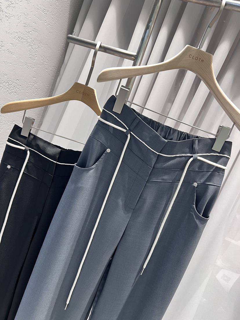 CLOTH直郵韓國代購㊣女裝新品推薦熱賣25春夏時尚人氣休閑褲CLOTH休閑褲