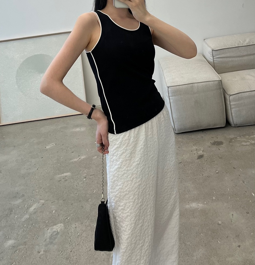 AMUSE SEOUL韓國直郵㊣女裝新款休閑時尚推薦25春夏吊帶背心AMUSE SEOUL吊帶/背心