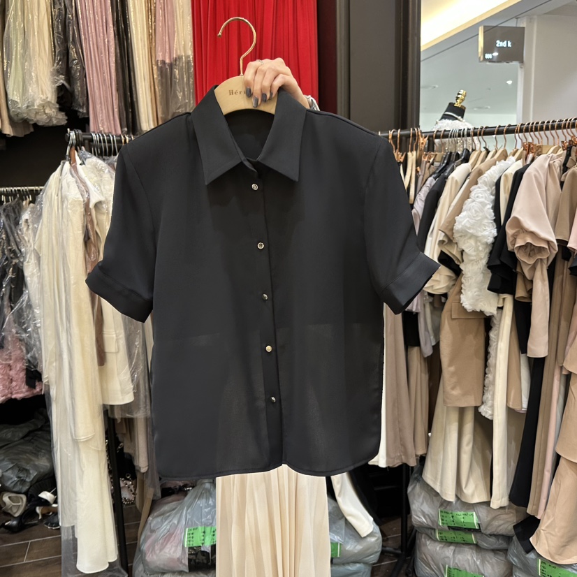 HERISH-HAUTE韓國直郵㊣東大門實拍女裝新品25春夏襯衫蕾絲衫HERISH-HAUTE襯衫/蕾絲衫圖色4