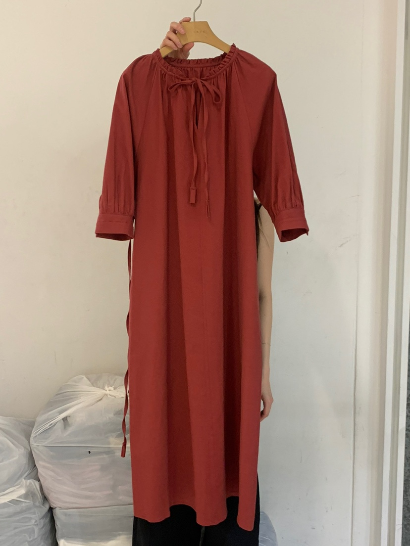 GAMDONG韓國直郵㊣女裝新款人氣熱賣推薦休閑時尚連衣裙流蘇GAMDONG連衣裙圖色3