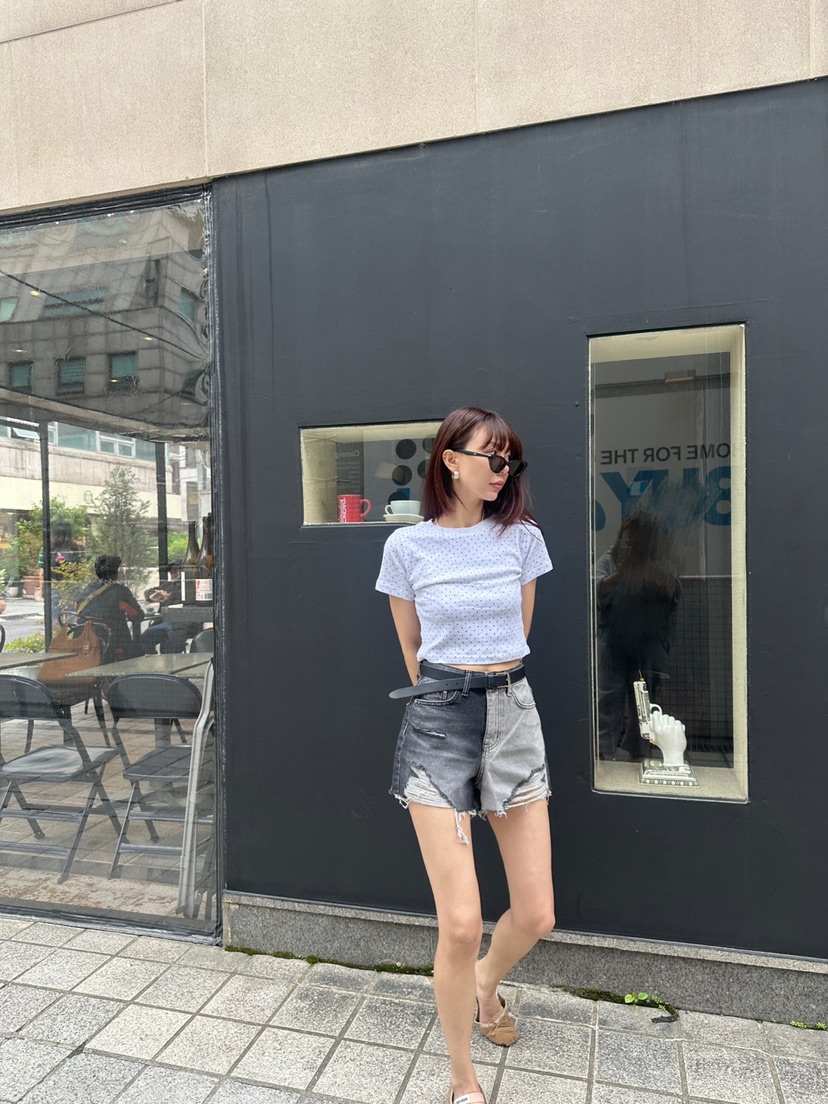 LUMIPLE韓國直郵㊣女裝新品人氣休閑熱賣時尚推薦25春夏T恤LUMIPLET恤