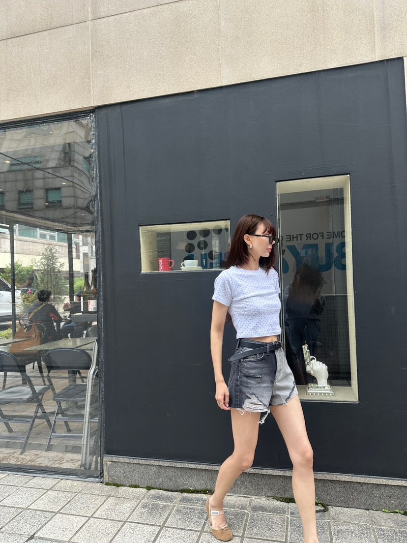 LUMIPLE韓國直郵㊣女裝新品人氣休閑熱賣時尚推薦25春夏T恤LUMIPLET恤