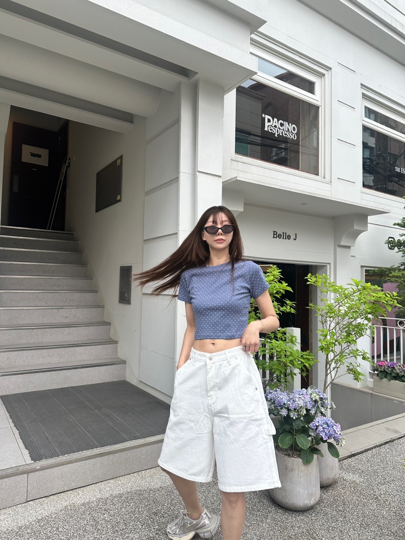 LUMIPLE韓國直郵㊣女裝新品人氣休閑熱賣時尚推薦25春夏T恤LUMIPLET恤
