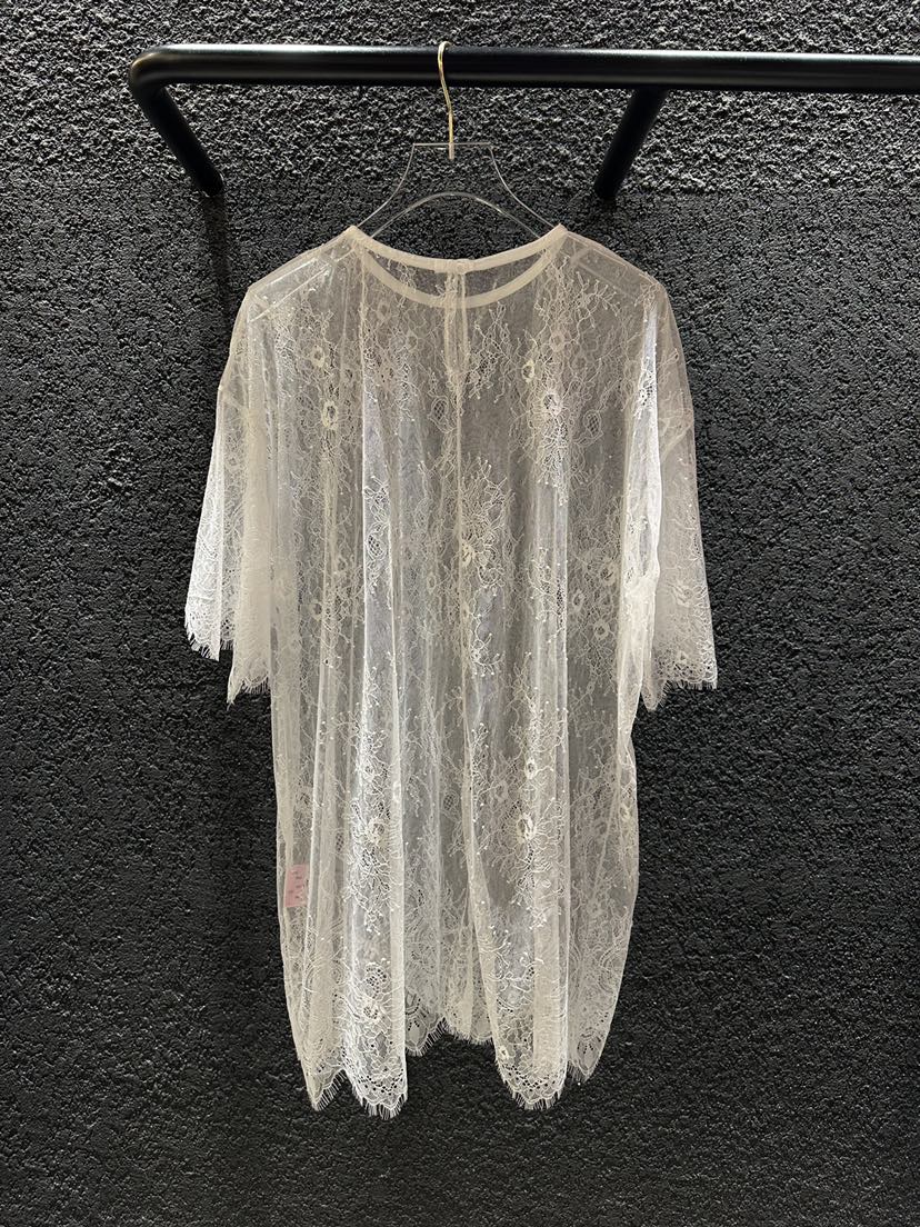UNICO-p韓國直郵㊣女裝新品休閑25春夏時尚襯衫蕾絲衫蕾絲UNICO-p襯衫/蕾絲衫