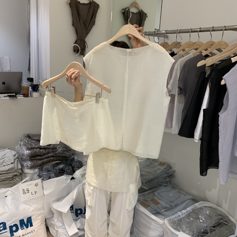 AUBE直郵韓國代購㊣女裝新品休閑25春夏人氣熱賣時尚套裝套裝AUBE套裝