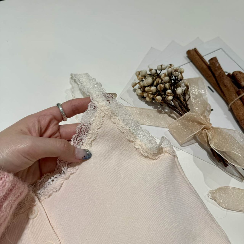 FLORAL-P直郵韓國代購㊣女裝新款熱賣25春夏時尚吊帶背心紐扣FLORAL-P吊帶/背心
