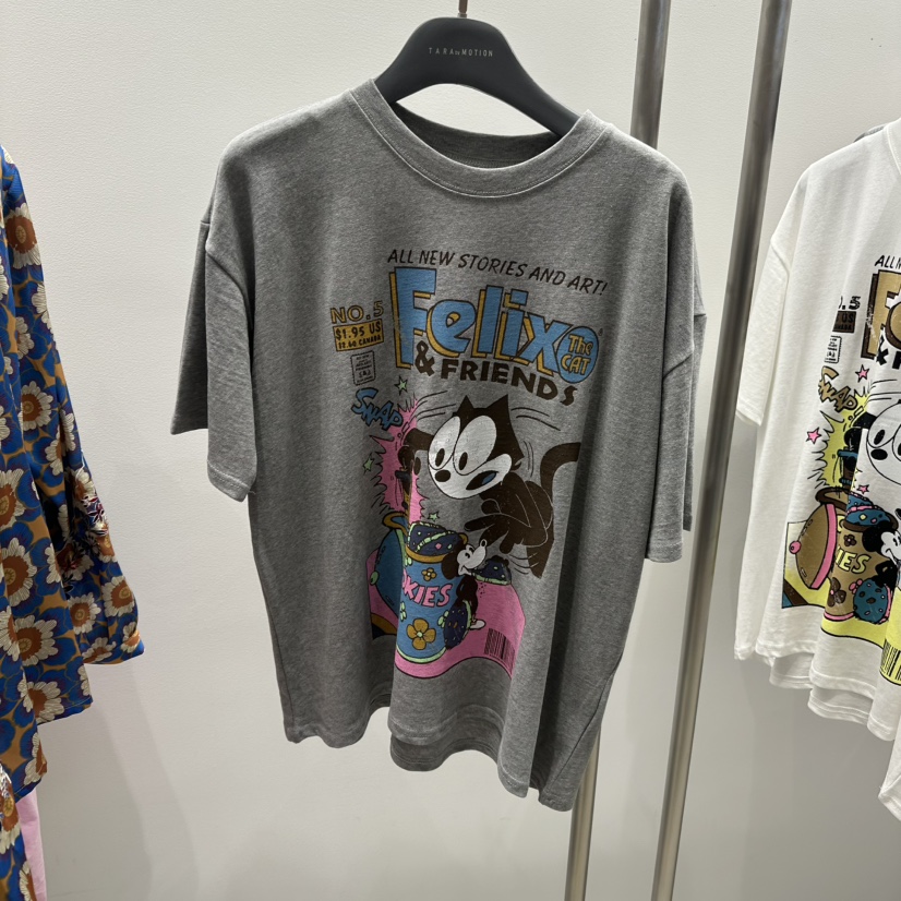 TARABY MOTION韓國直郵㊣女裝新品時尚人氣推薦25春夏熱賣T恤TARABY MOTIONT恤圖色1