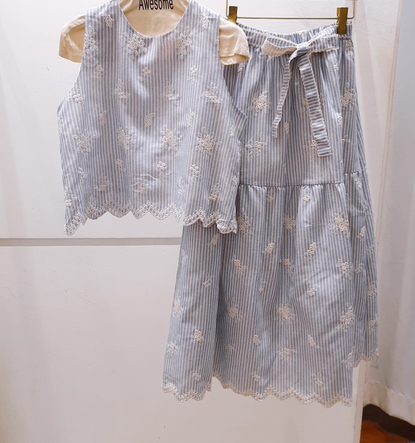 AWESOME-P韓國㊣直郵東大門代購女裝新款25春夏人氣套裝套裝AWESOME-P套裝圖色1