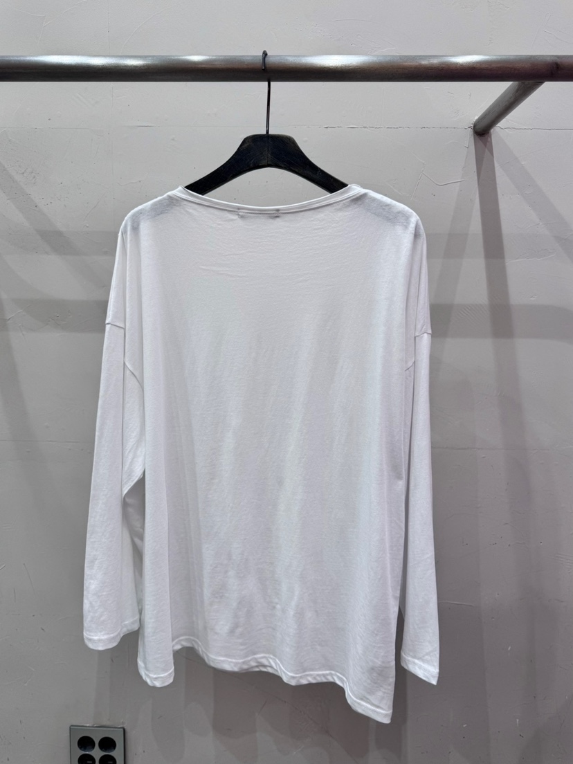 NOB直郵韓國代購㊣女裝新款熱賣時尚25春夏休閑人氣長袖T恤AMOEBA長袖T恤