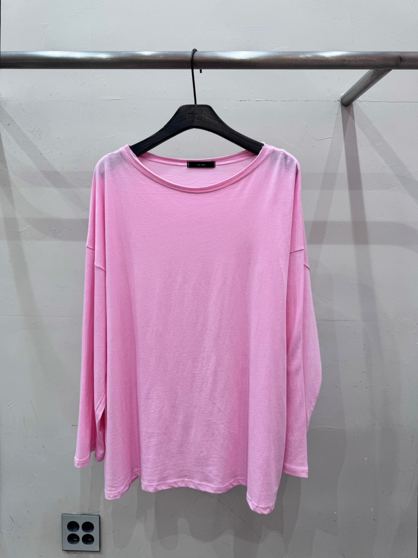 NOB直郵韓國代購㊣女裝新款熱賣時尚25春夏休閑人氣長袖T恤AMOEBA長袖T恤圖色2