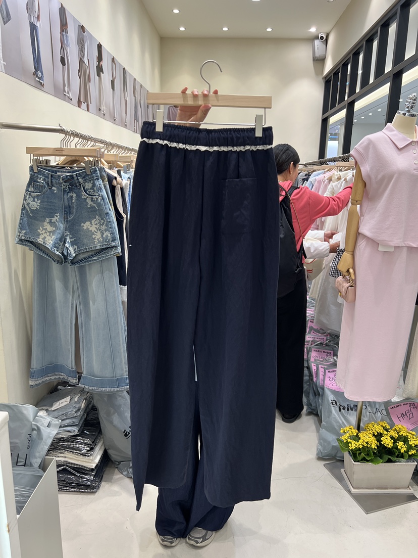 MARIE MARIE韓國直郵㊣東大門實拍女裝新款時尚25春夏休閑褲MARIE MARIE休閑褲