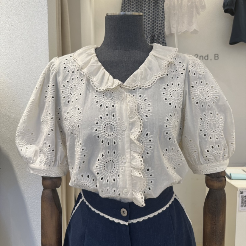 2nd B-S韓國㊣直郵東大門代購女裝新品熱賣推薦襯衫蕾絲衫2nd B-S襯衫/蕾絲衫圖色2