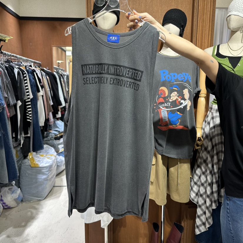 AMOUR韓國直郵㊣東大門實拍女裝新品時尚人氣推薦熱賣吊帶背心AMOUR吊帶/背心圖色3