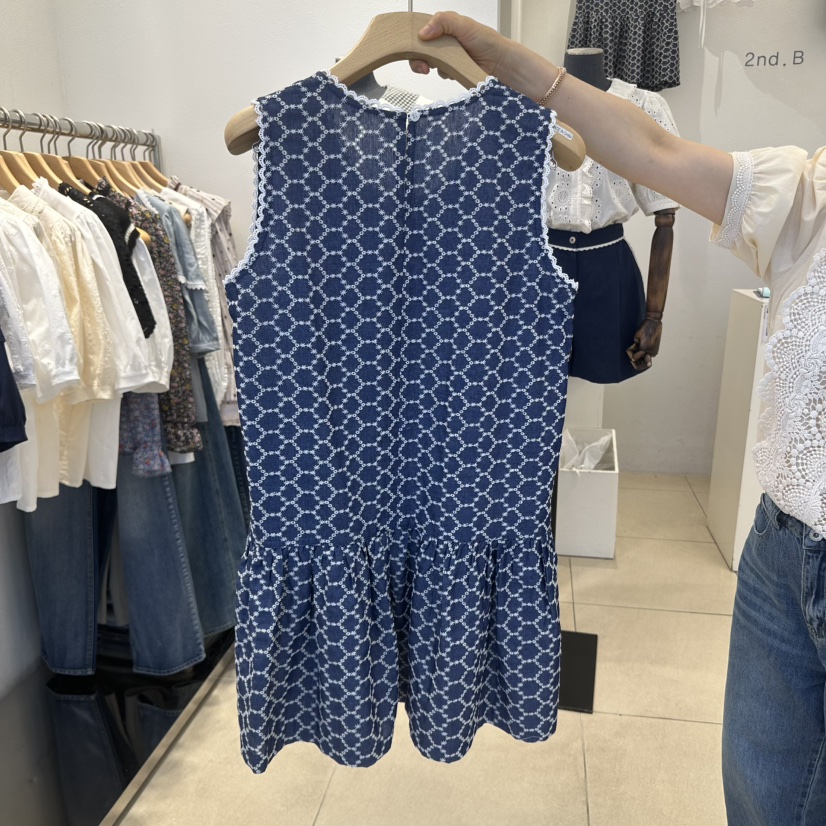 2nd B-S韓國直郵㊣女裝新品休閑熱賣人氣25春夏時尚連衣裙2nd B-S連衣裙