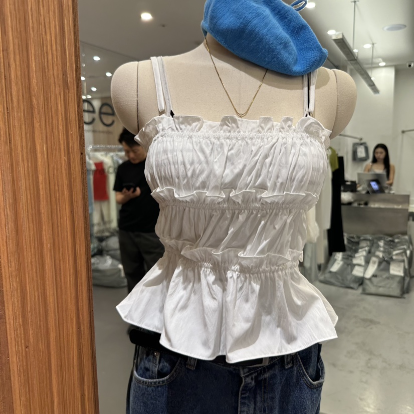 AMOUR韓國㊣直郵東大門代購女裝新品25春夏時尚吊帶背心緊身AMOUR吊帶/背心圖色1
