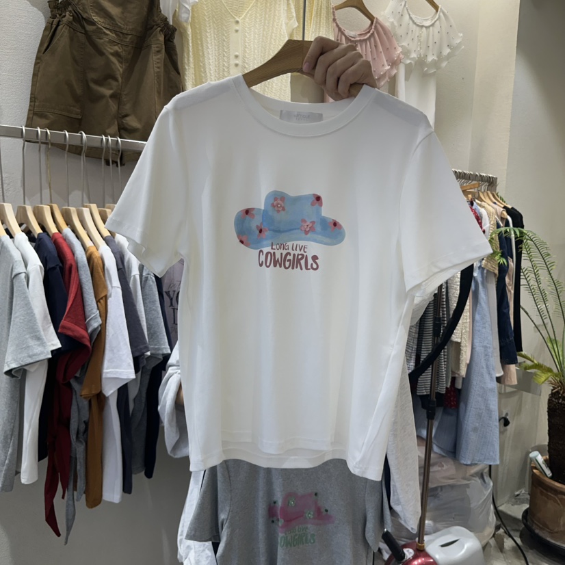 HIPTIQUE直郵韓國代購㊣女裝新品推薦25春夏時尚熱賣休閑T恤HIPTIQUET恤圖色1