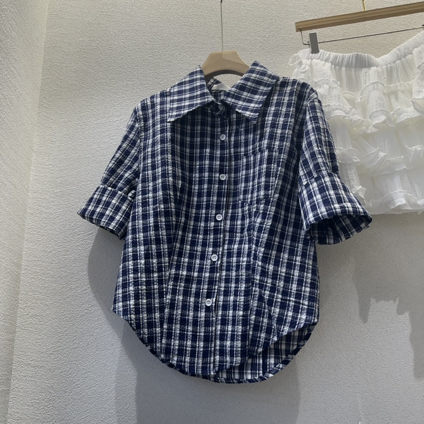 HIPTIQUE直郵韓國代購㊣女裝新品25春夏時尚熱賣襯衫蕾絲衫HIPTIQUE襯衫/蕾絲衫