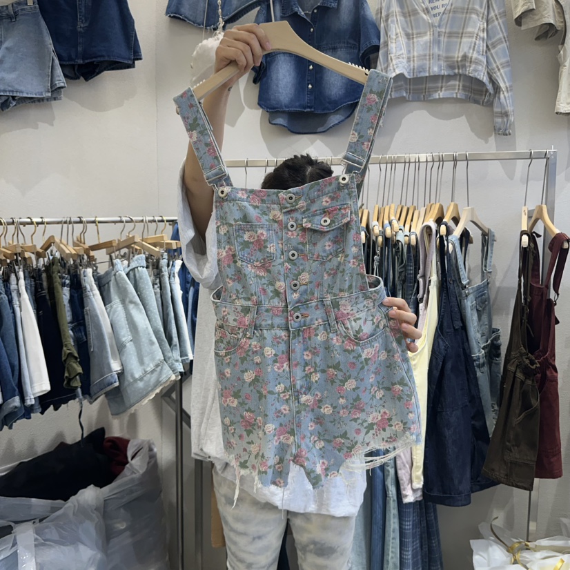 HIPTIQUE直郵韓國代購㊣女裝新品時尚人氣推薦熱賣25春夏背帶褲HIPTIQUE背帶褲