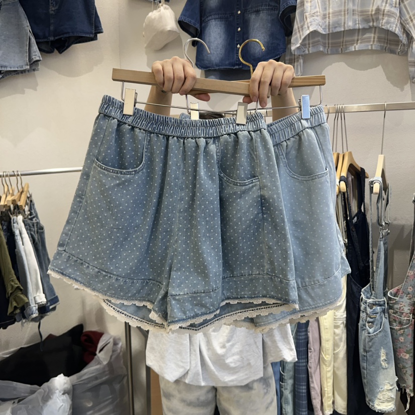 HIPTIQUE韓國直郵㊣女裝新品熱賣人氣時尚推薦25春夏短褲蕾絲HIPTIQUE短褲