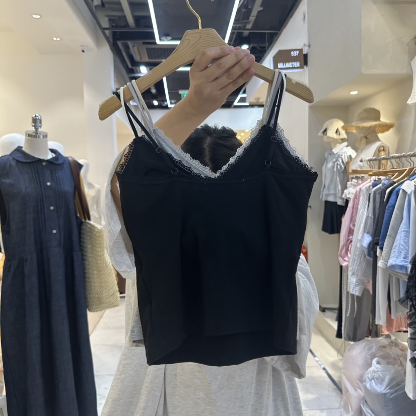 HIPTIQUE韓國㊣直郵東大門代購女裝新品人氣時尚休閑吊帶背心HIPTIQUE吊帶/背心