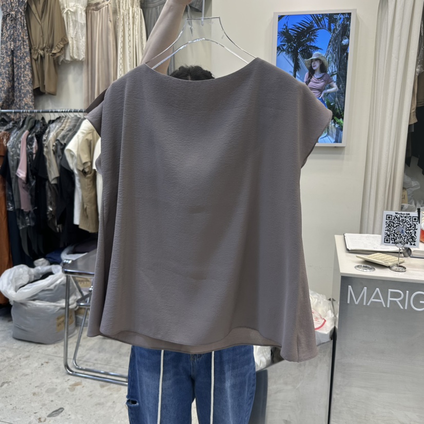 MARIGOLD直郵韓國代購㊣女裝新款時尚熱賣人氣休閑襯衫蕾絲衫MARIGOLD襯衫/蕾絲衫