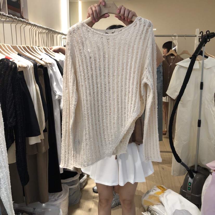 ARCHER直郵韓國代購㊣女裝新品休閑人氣時尚25春夏針織衫羅紋ARCHER針織衫圖色2