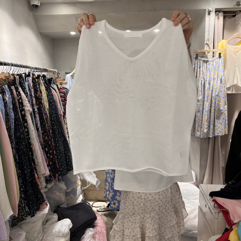 LOGROAD韓國直郵㊣女裝新品休閑25春夏人氣時尚熱賣推薦針織衫LOG ROAD針織衫圖色2