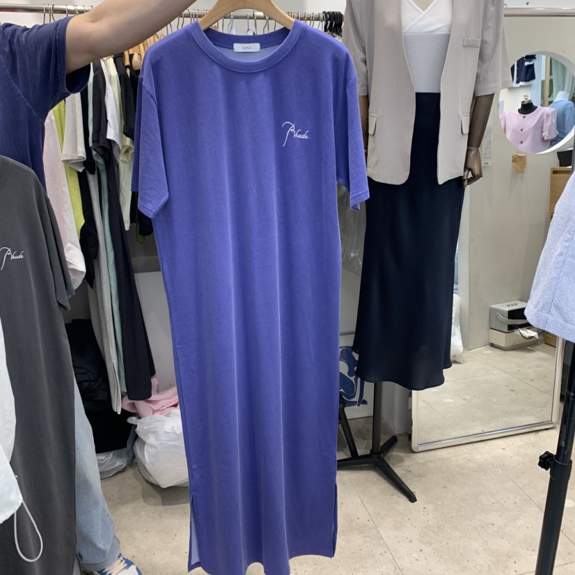 DUPLO直郵韓國代購㊣女裝新款熱賣人氣推薦25春夏休閑連衣裙DUPLO連衣裙圖色1