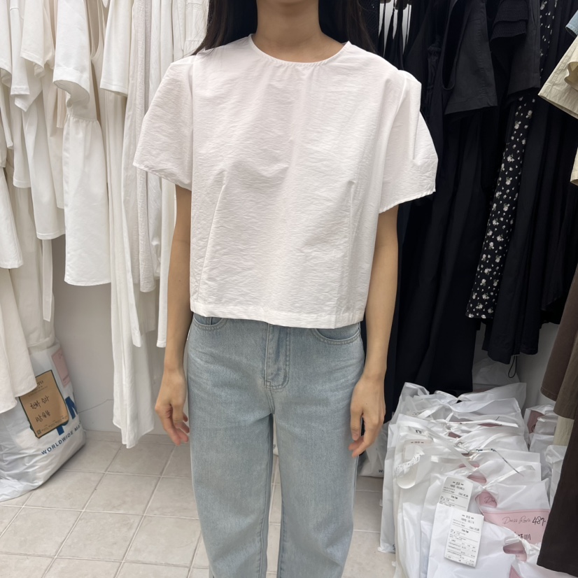 DRESS ROOM韓國直郵㊣女裝新款推薦休閑人氣襯衫蕾絲衫棉質DRESS ROOM襯衫/蕾絲衫圖色2