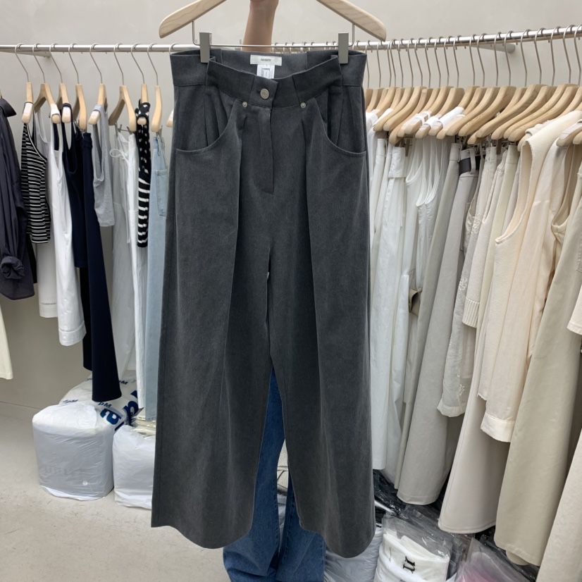 MURR直郵韓國代購㊣女裝新款休閑熱賣時尚推薦人氣休閑褲腰帶MURR休閑褲圖色2