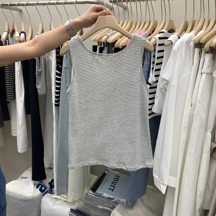 MURR韓國直郵㊣東大門實拍女裝新品休閑人氣推薦25春夏吊帶背心MURR吊帶/背心