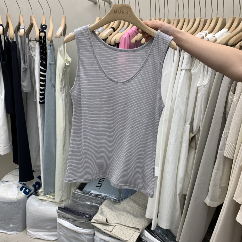 MURR韓國直郵㊣東大門實拍女裝新品休閑人氣推薦25春夏吊帶背心MURR吊帶/背心圖色2