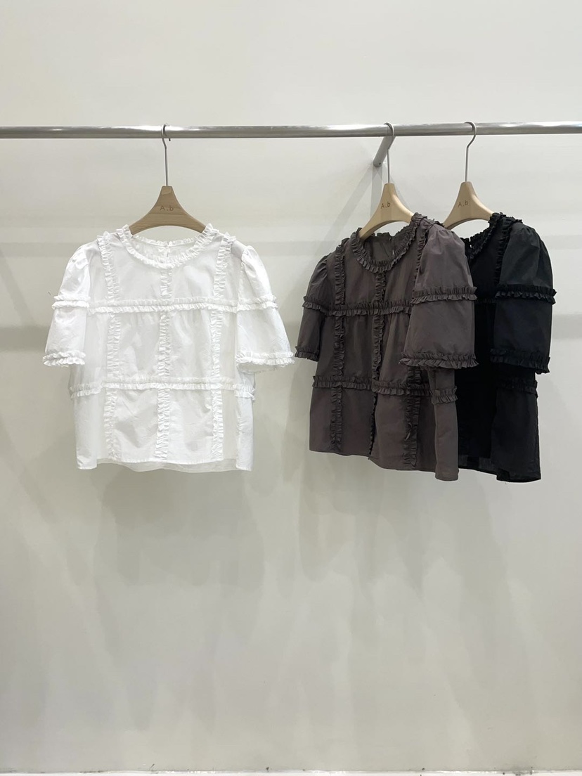 AUTUMN BEIGE-Q韓國直郵㊣女裝新款熱賣人氣休閑襯衫蕾絲衫A.b/AUTUMN BEIGE襯衫/蕾絲衫