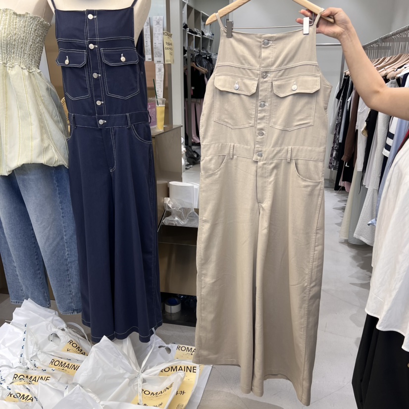ROMAINE韓國直郵㊣東大門實拍女裝新款人氣25春夏時尚連體褲ROMAINE連體褲