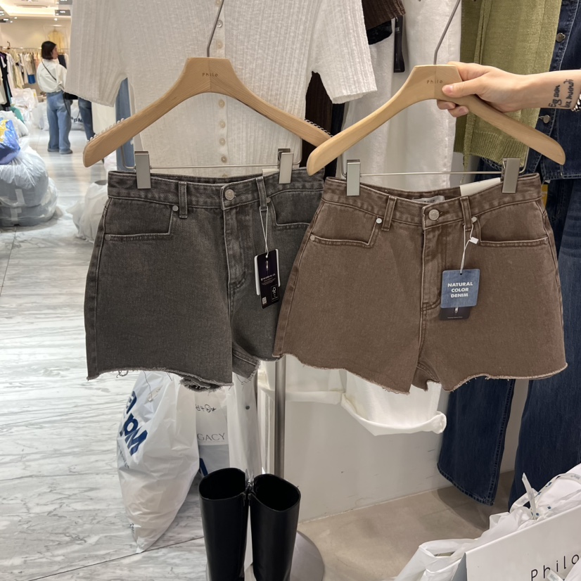 PHILO直郵韓國代購㊣女裝新品熱賣休閑25春夏時尚人氣推薦短褲PHILO短褲