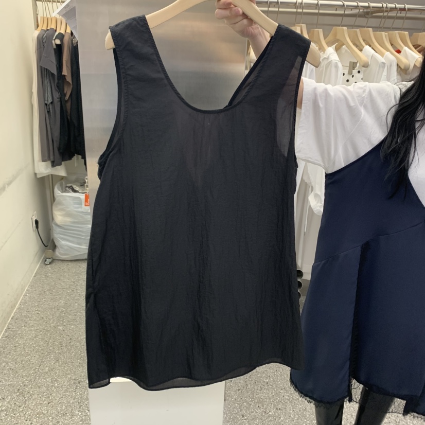 VELVET UNDERGROUND韓國直郵㊣女裝新品休閑推薦吊帶背心尼龍VELVET UNDERGROUND吊帶/背心圖色2