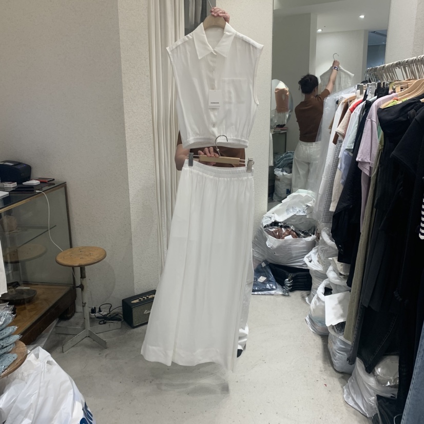 SSEMIENNE韓國㊣直郵東大門代購女裝新品休閑25春夏套裝亞麻SSEMIENNE套裝