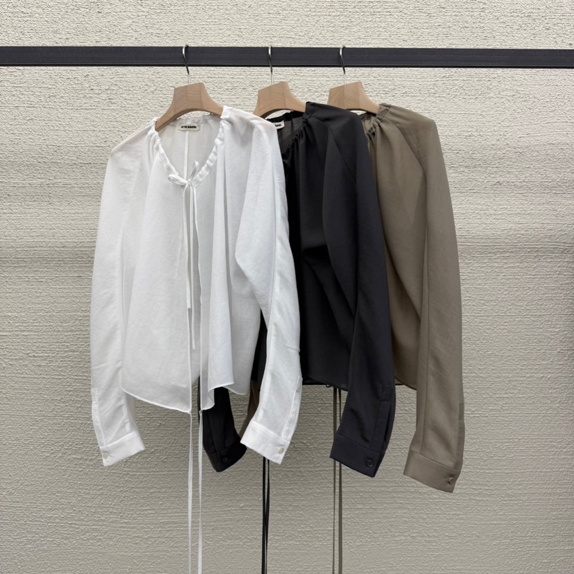 AT THE BAGEL韓國㊣直郵東大門代購女裝新品熱賣襯衫蕾絲衫AT THE BAGEL襯衫/蕾絲衫